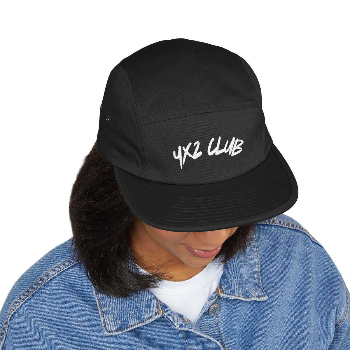 5 Panel Embroidered Cap